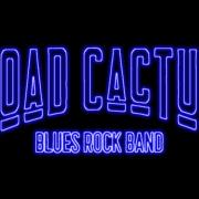 Road cactus logo neon blue hd